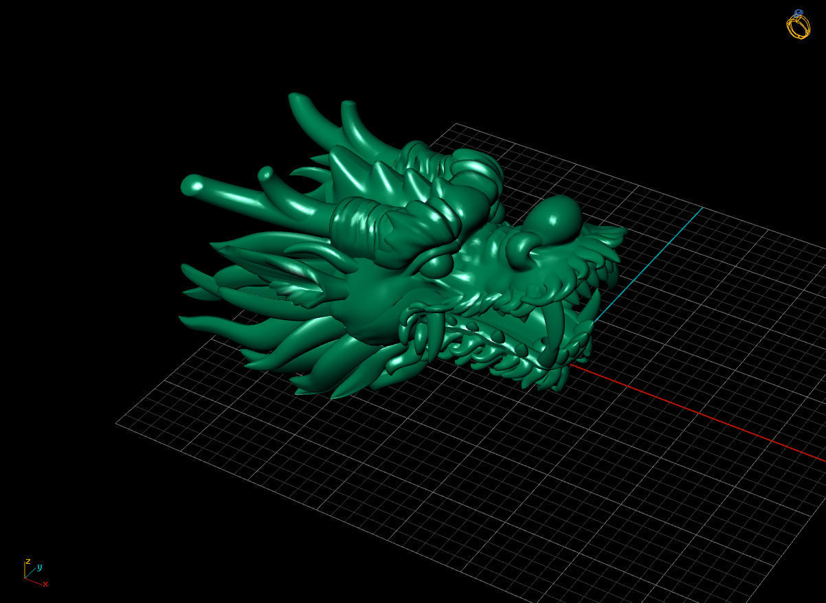 PENDANTS DRAGON 3D print model_1