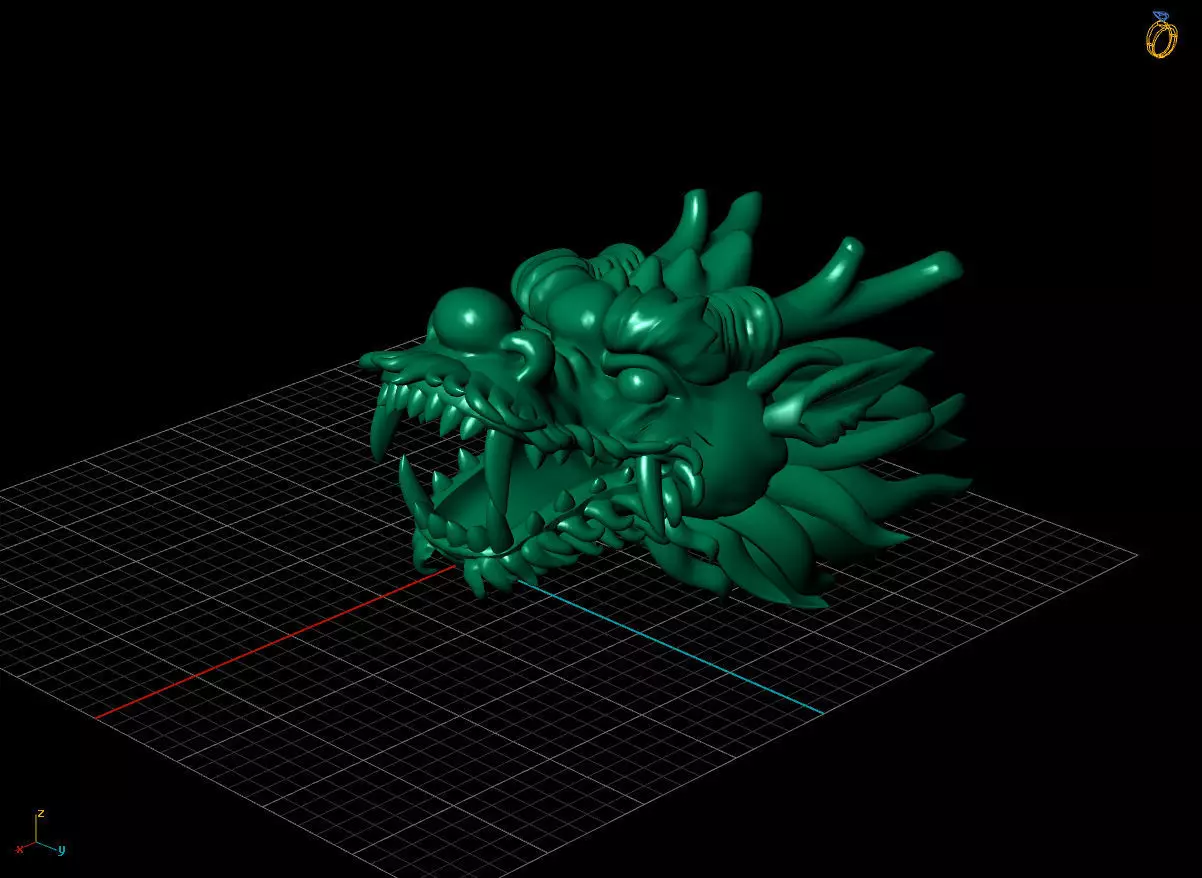 PENDANTS DRAGON 3D print model_0