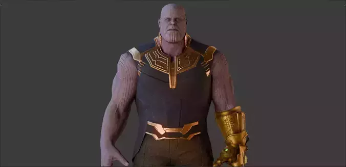 Thanos from Avengers Infinity War  Free low-poly 3D model Thanos from Avengers Infinity War  Free low-poly 3D model