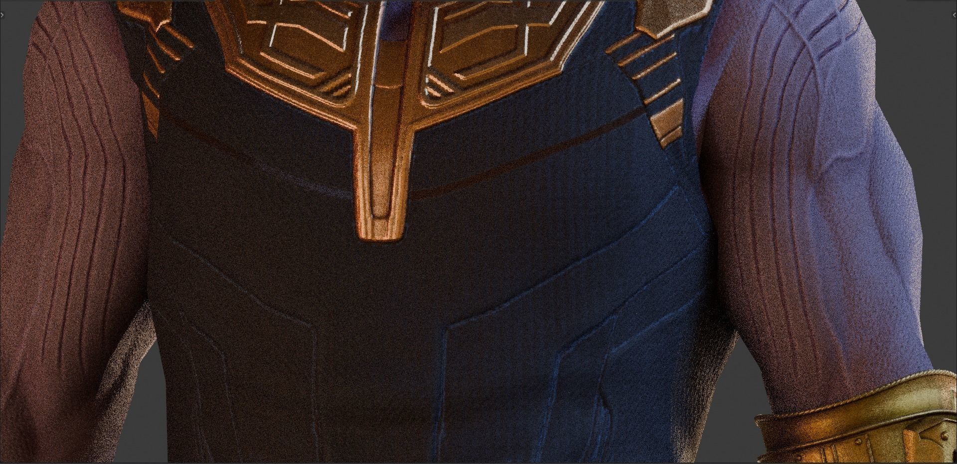 Thanos from Avengers Infinity War  Free low-poly 3D model_14