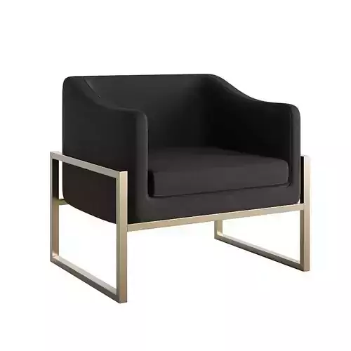 Basic Armchair 3D model