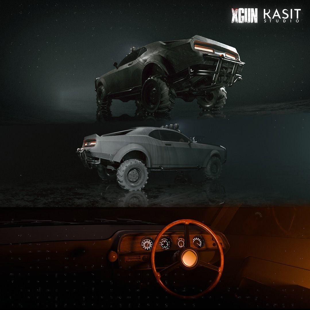 Challenger Offroad PBR Low-poly 3D model_2