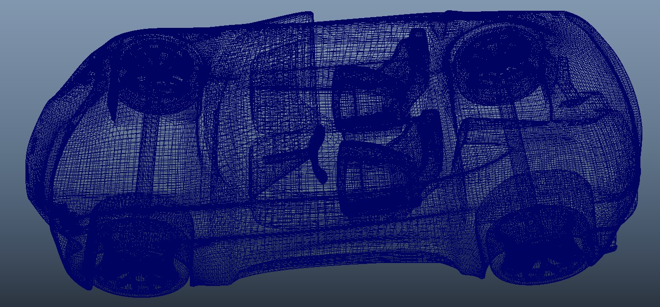 Current Convertible Car 3D model_5