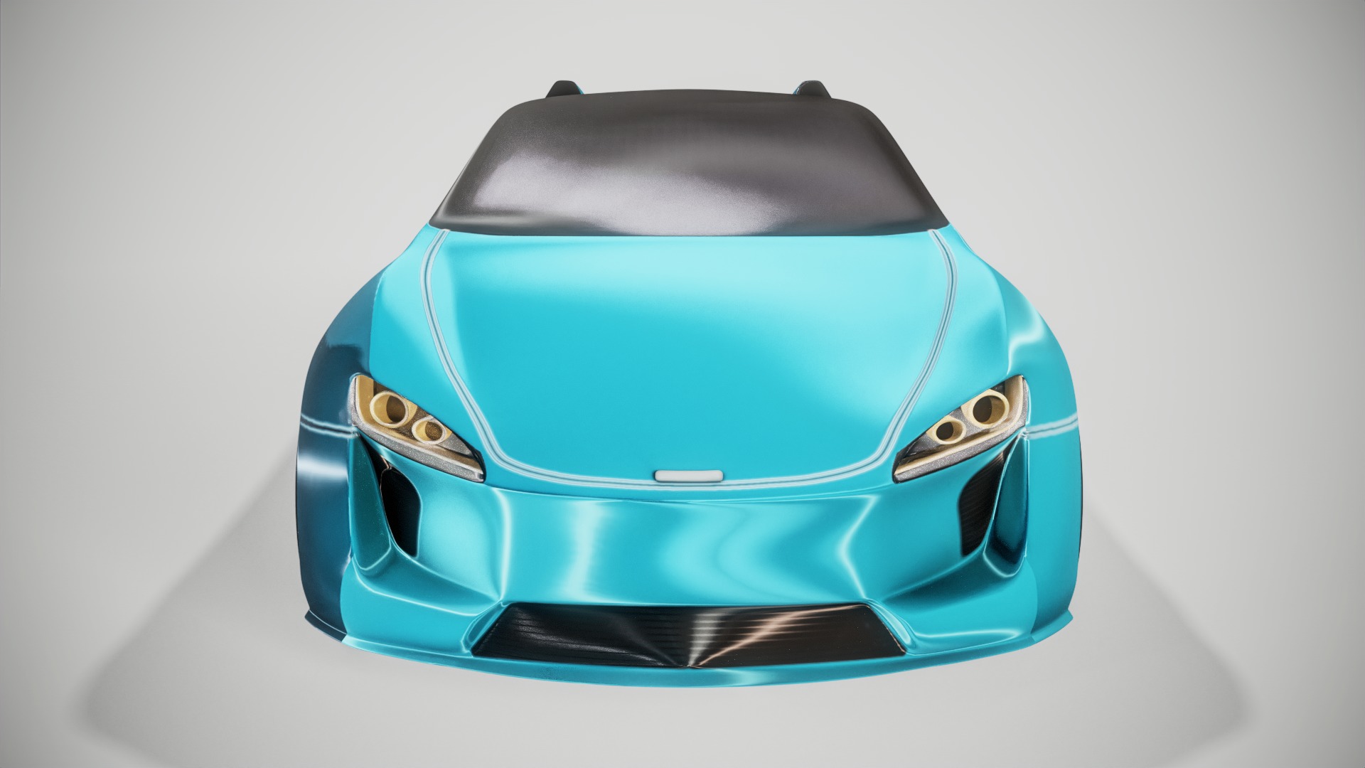 Current Convertible Car 3D model_3