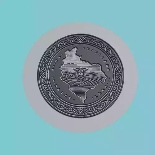 Ecuador Map Medallion