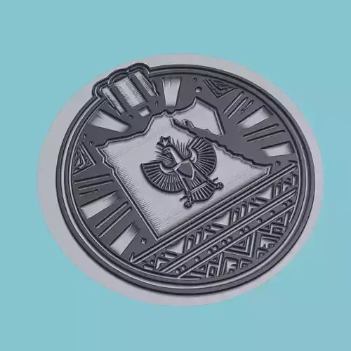 Egypt Map Medallion