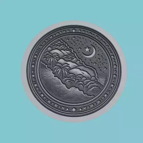Equatorial Guinea Map Medallion