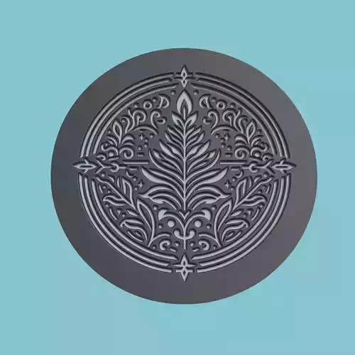 Ethiopia Map Medallion