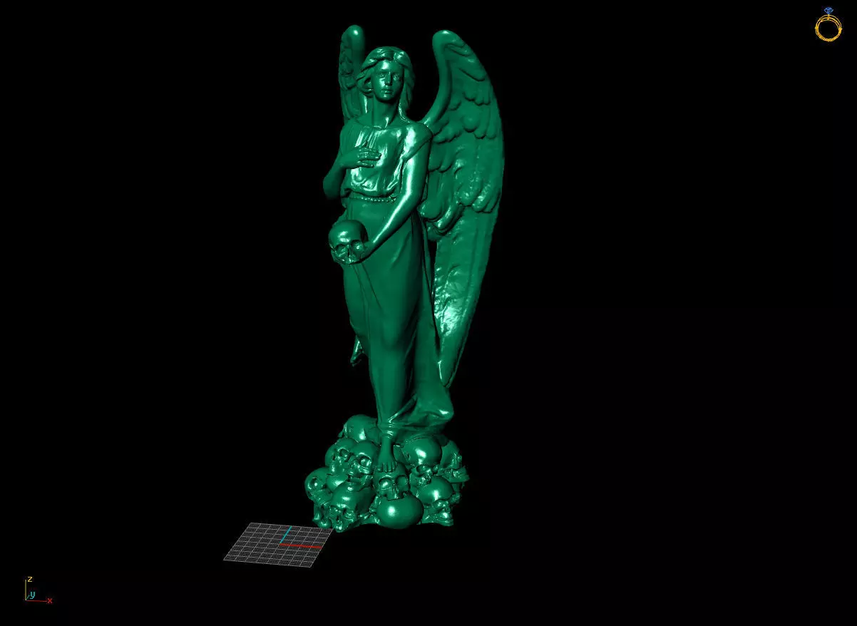 PENDANTS angel 3D print model_0