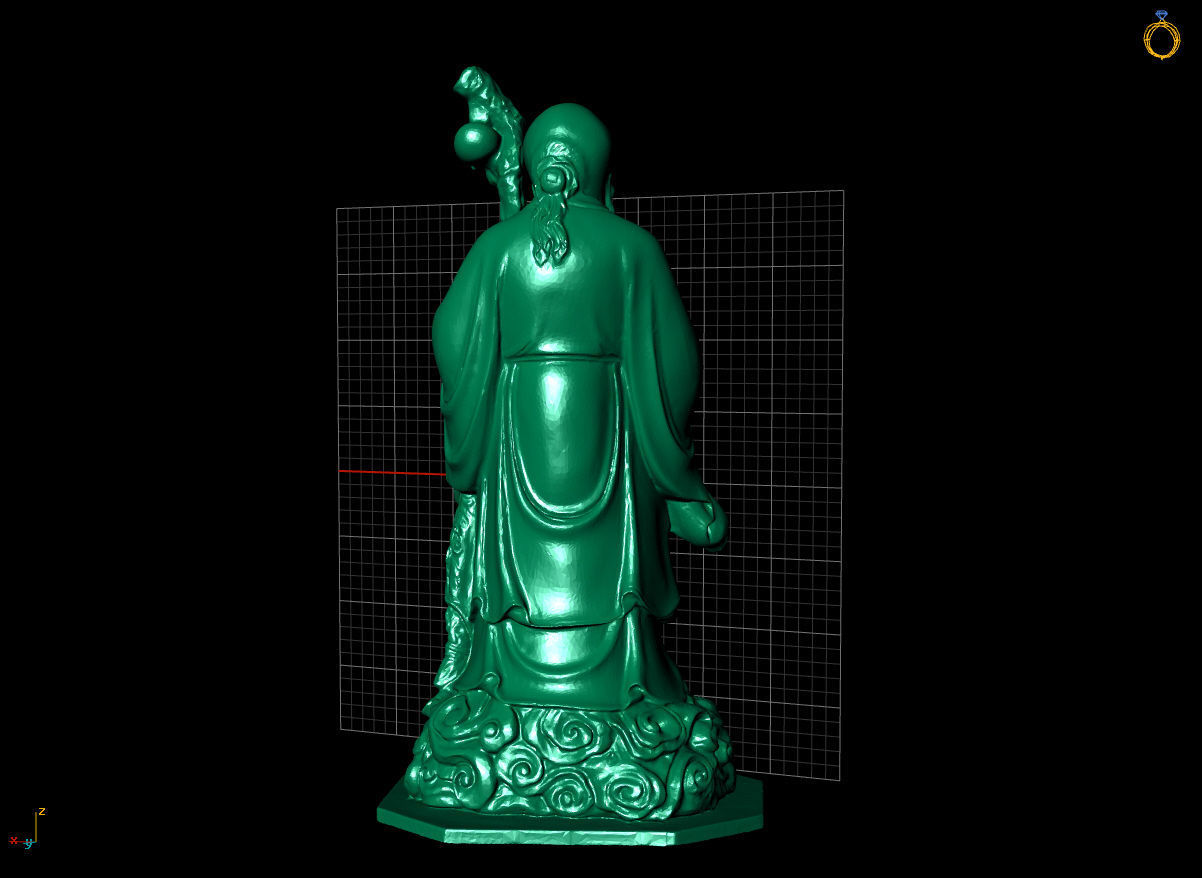 God of wealth 3D print model_2