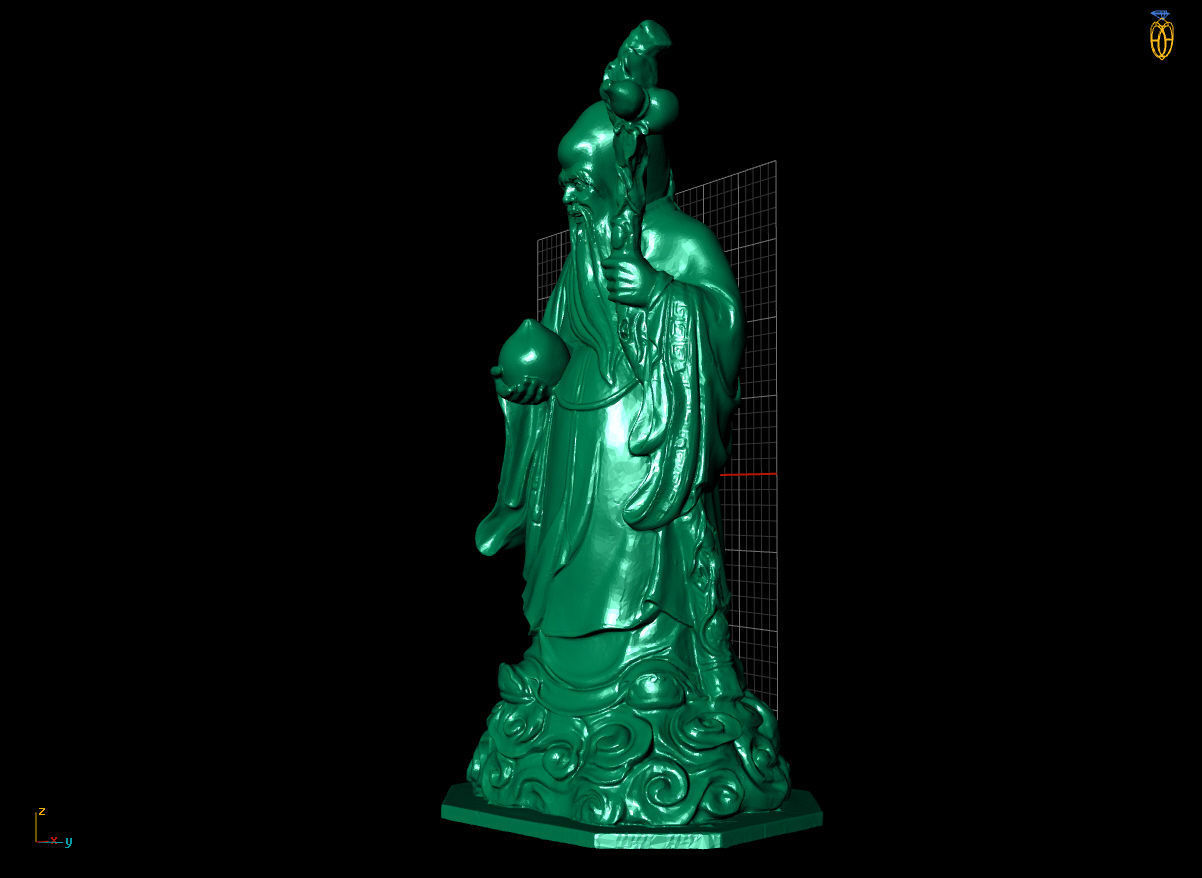 God of wealth 3D print model_3