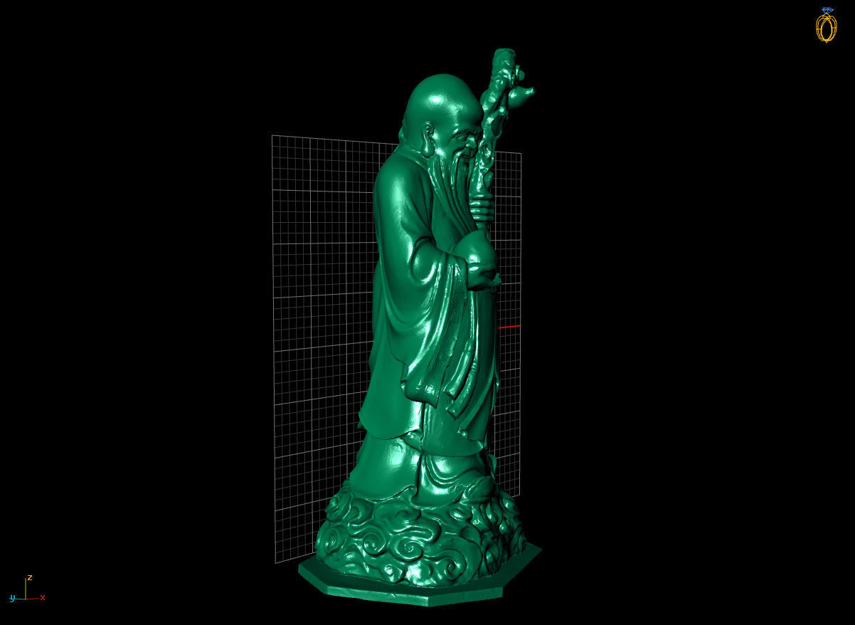God of wealth 3D print model_1