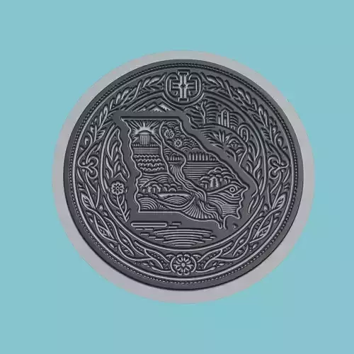 Georgia Map Medallion