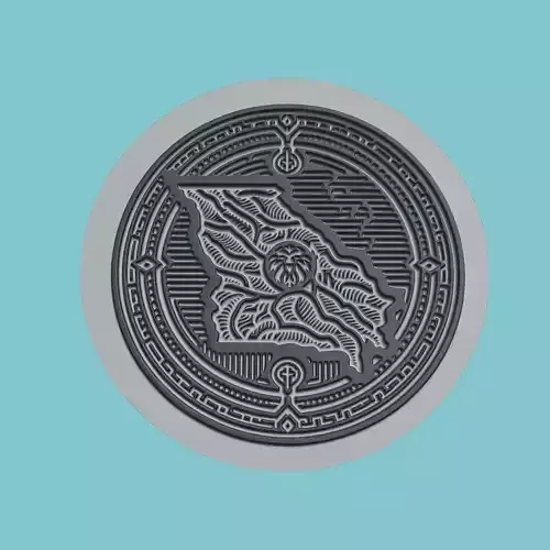 Georgia Map Medallion