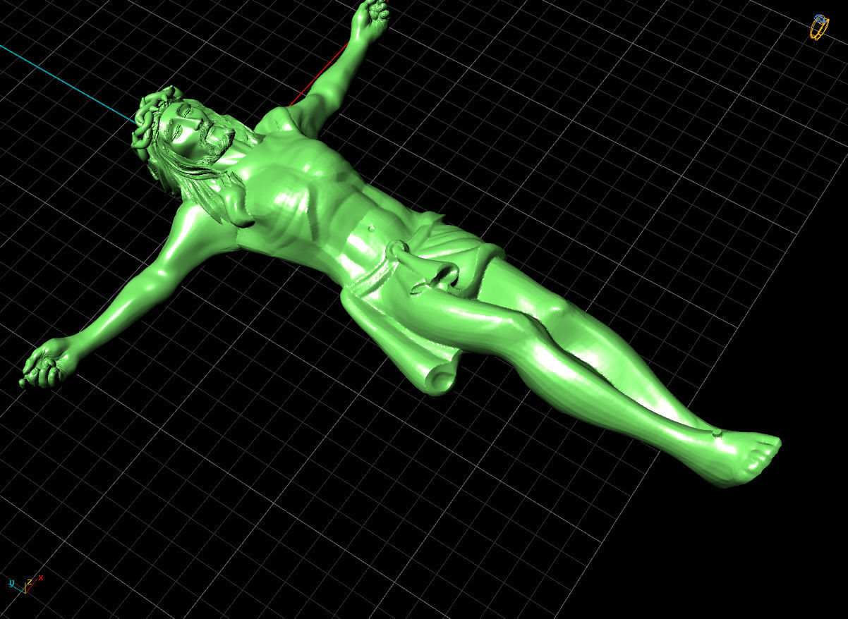 PENDANTS JESUS 3D print model_2