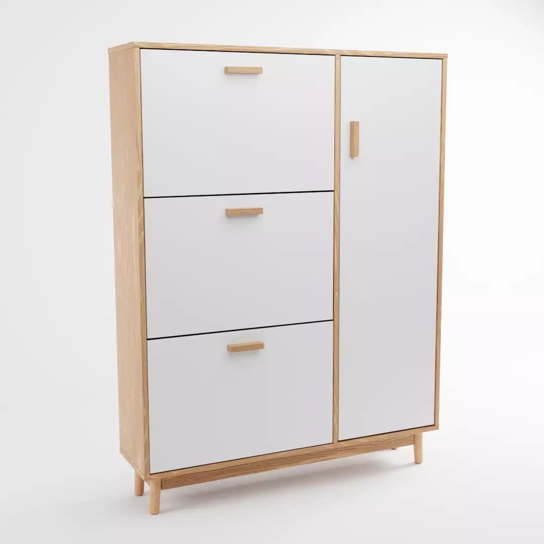 Shoes Rack CL116  3D model_0