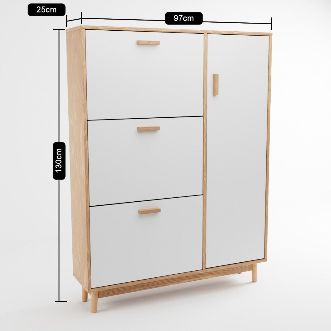 Shoes Rack CL116  3D model_4