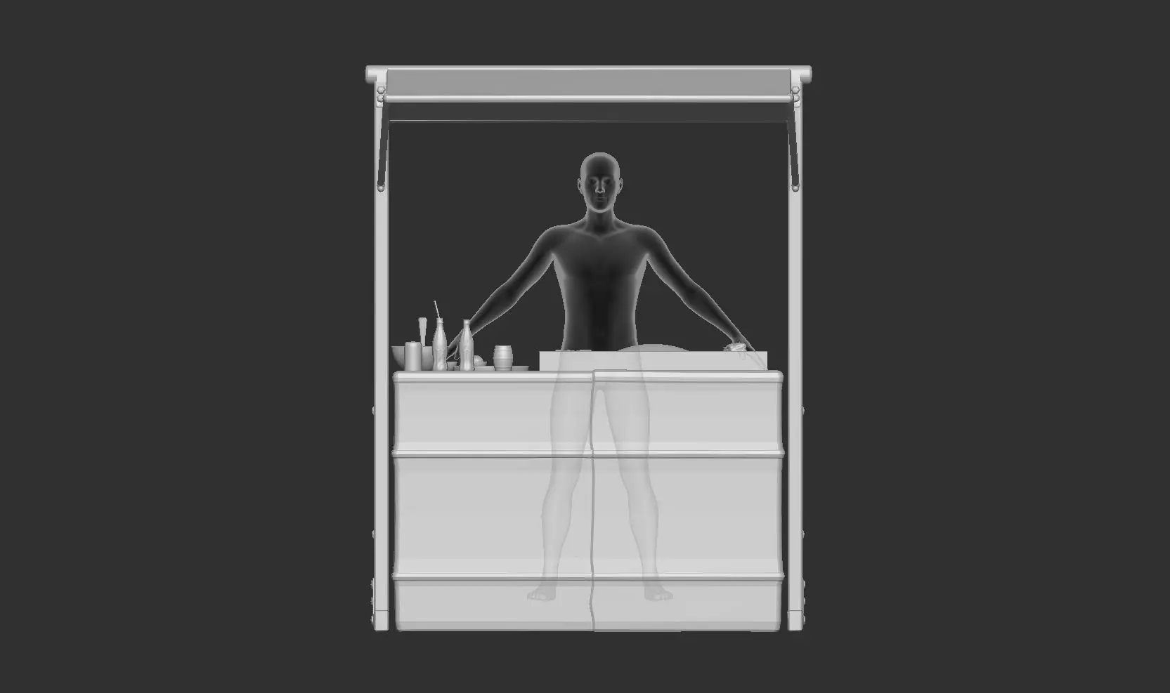 MEXICAN STREET FOOD PROPS TAQUERIA 3D print model