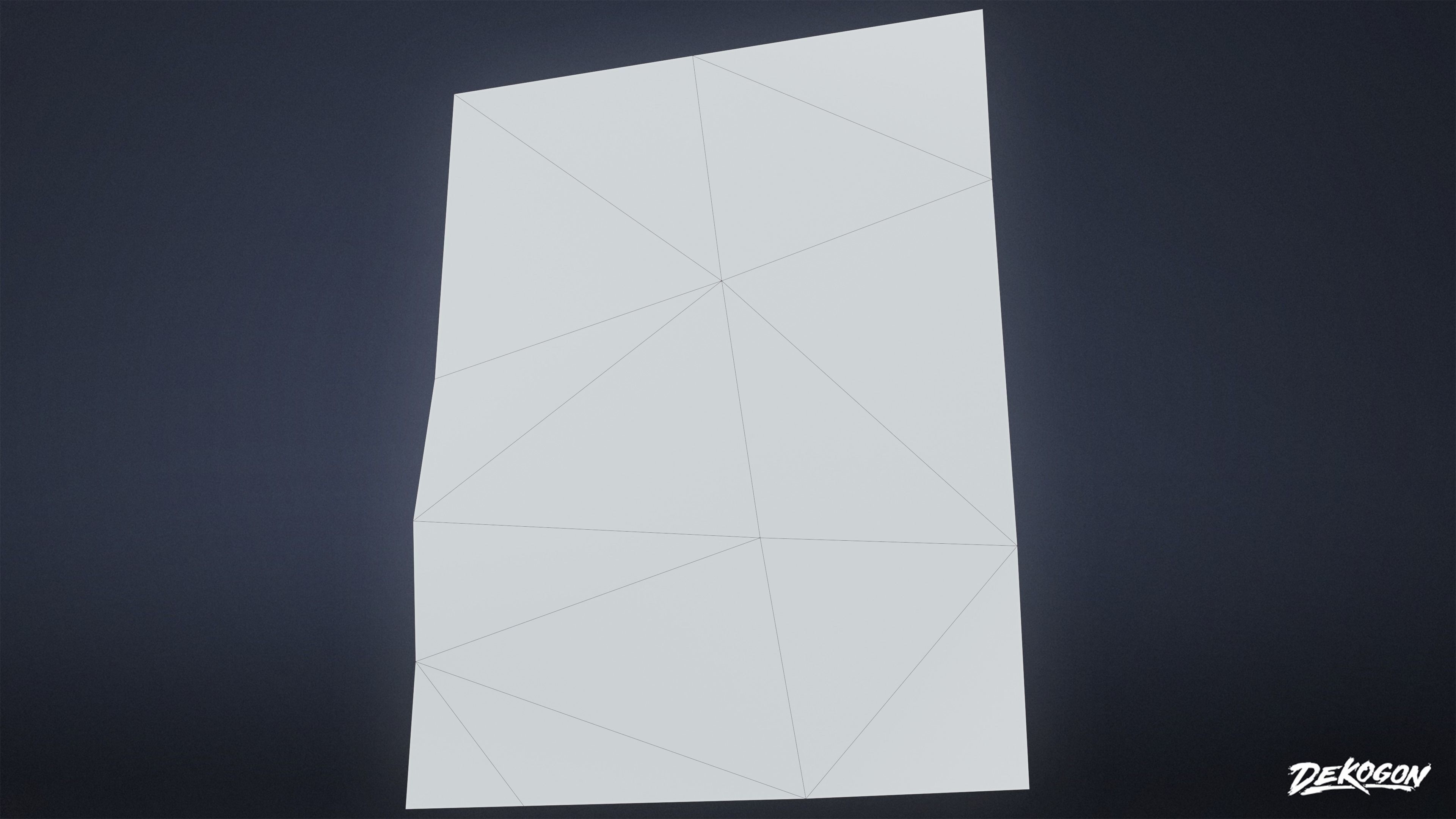 HIGH SCHOOL GYM - School Posters 01 - LOW POLY Low-poly 3D model_8