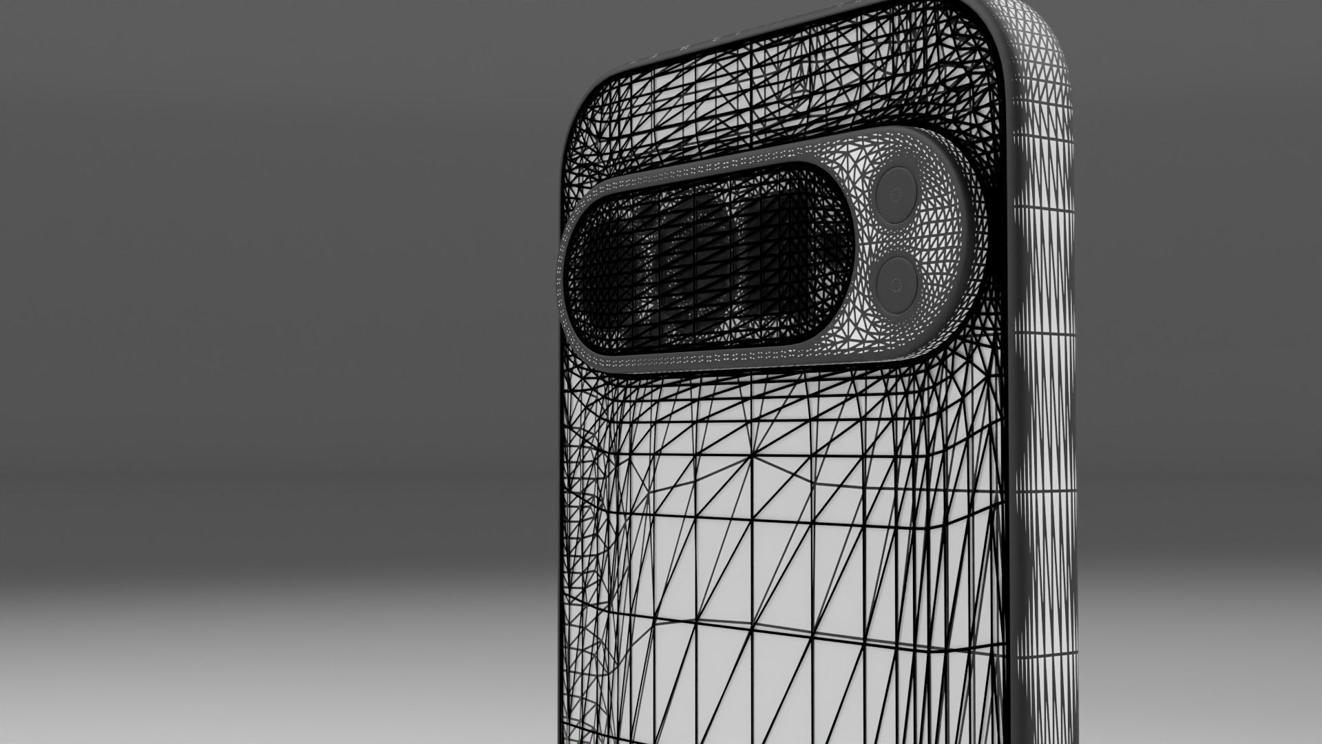Smartphone pixel 9 pro 3D model_7