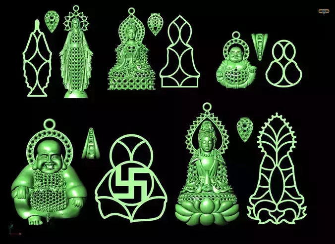 PENDANTS BUDDHA