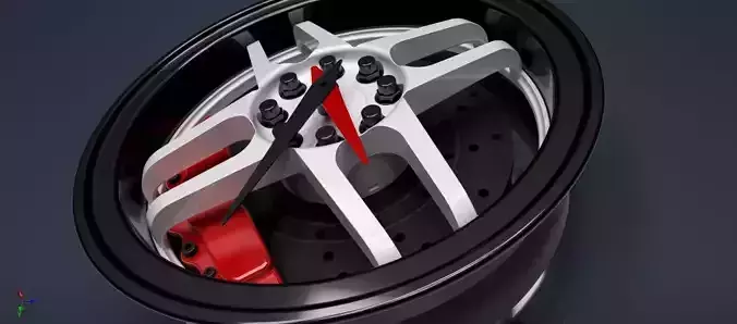 Mags Wall Clock TNA 3D print model