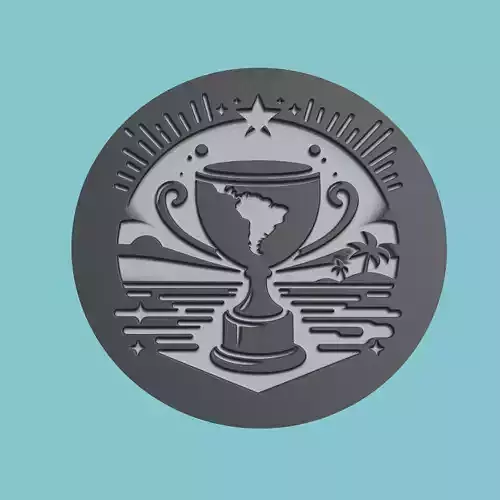 Guyana Map Medallion