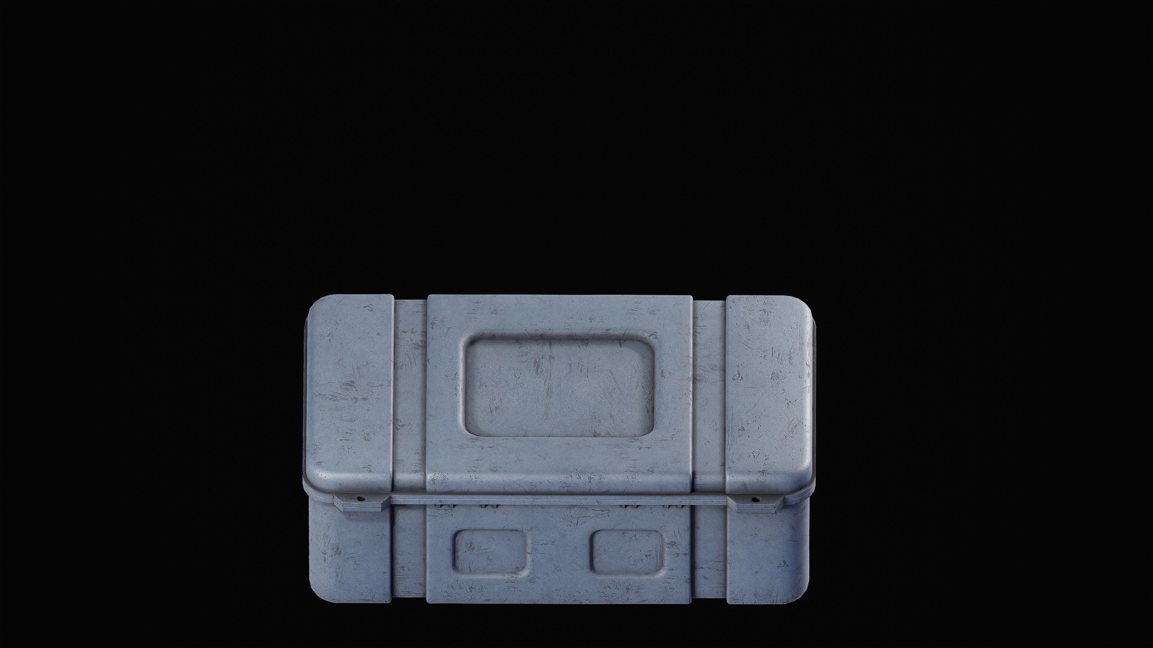 Game Ready Supply Boxes and Loot Crate PBR Rigged Low-poly 3D model_2