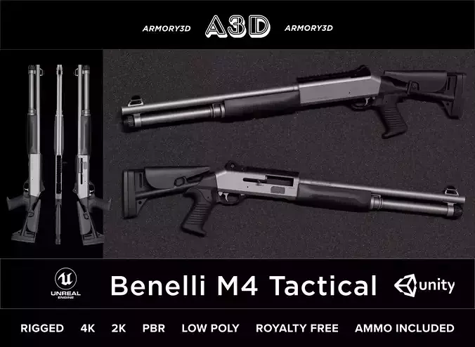 Game Ready Benelli M4 Shotgun