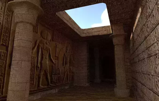 Horus temple interior