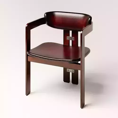 Pamplona Chair Low-poly 3D model