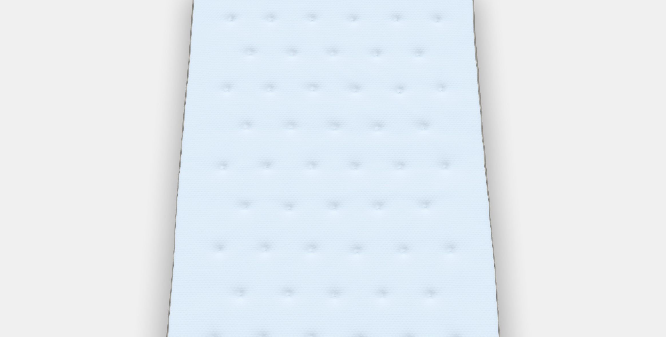 TISTEDAL Mattress pad 2 Low-poly 3D model_4