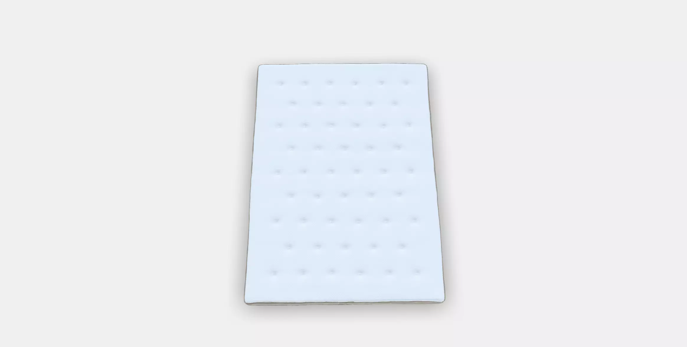 TISTEDAL Mattress pad 2 Low-poly 3D model_0