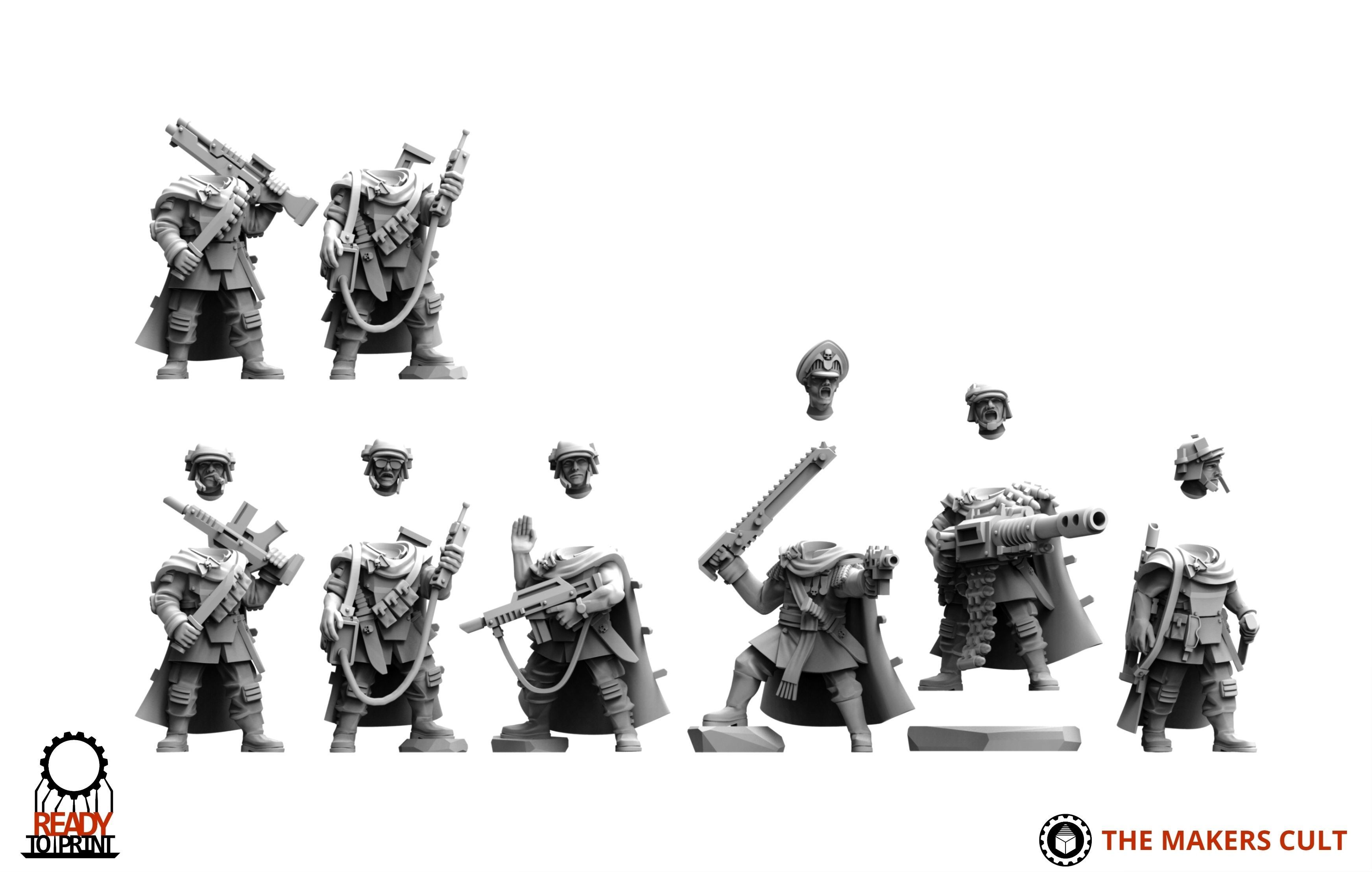 Universal Guard - Ghosts 3D print model_4