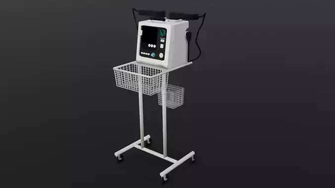 Model Medical ECG Machine 3D 
