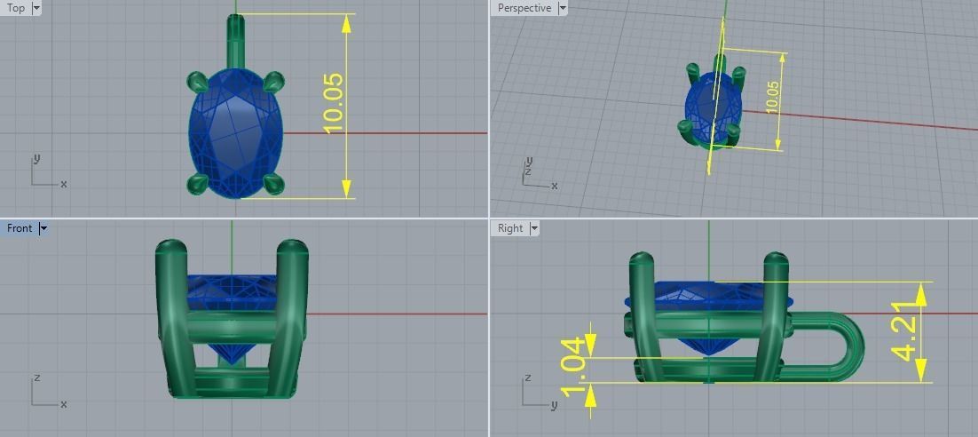 Pendant Model 5898 3D print model_5