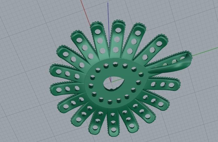 Pendant Model 5883 3D print model_4