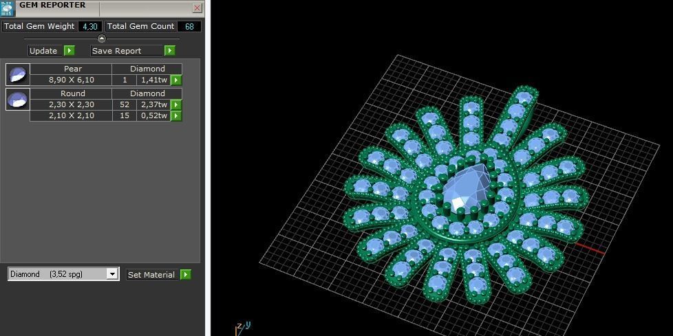 Pendant Model 5883 3D print model_7