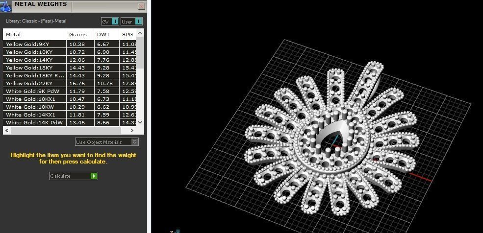 Pendant Model 5883 3D print model_6