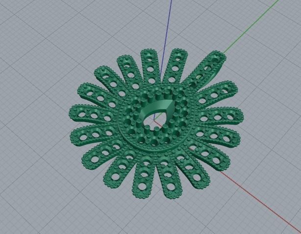 Pendant Model 5883 3D print model_2