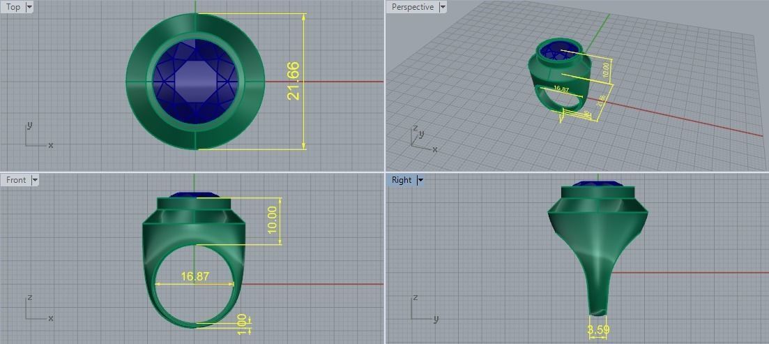 Ring Model 5862 3D print model_6