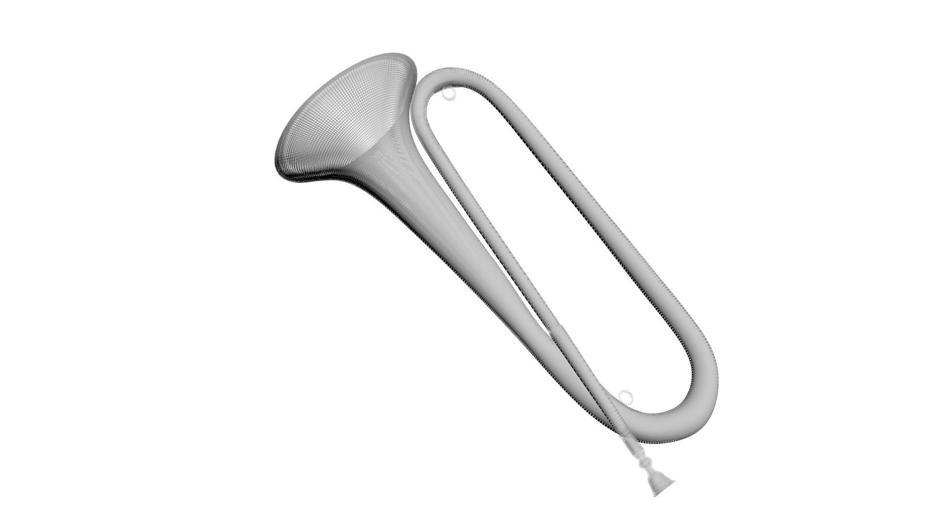 Bugle 3D model_24
