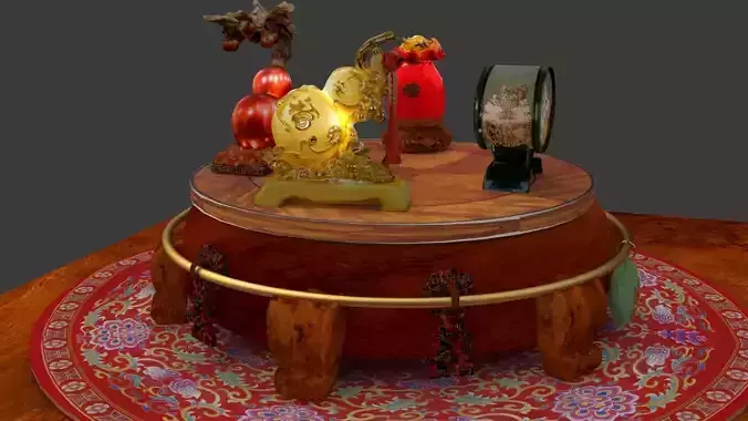 Chinese gourd 3D model