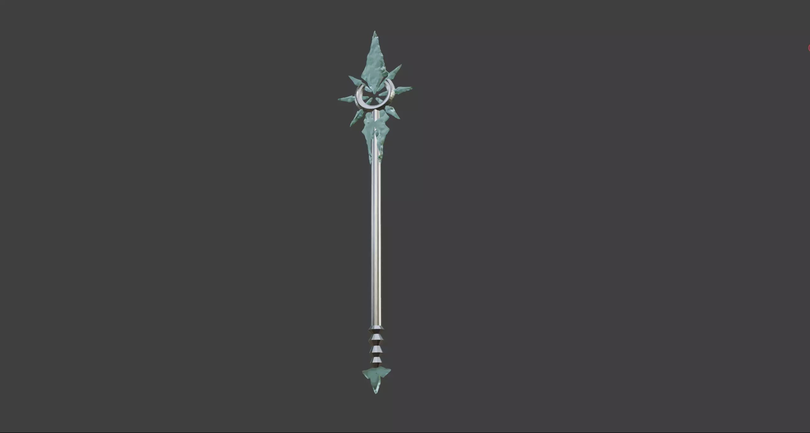 ice spear 3D model_0