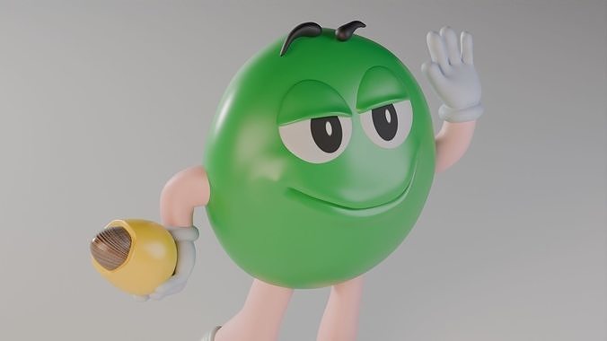 M M s 3D model Character  Low-poly 3D model 7