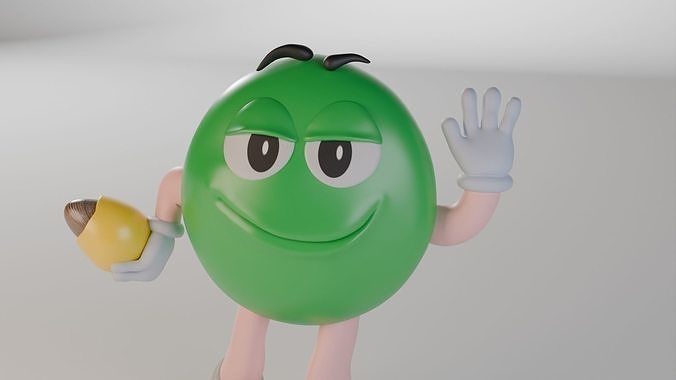 M M s 3D model Character  Low-poly 3D model 3