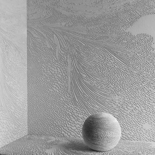 plaster texture Low-poly 3D model