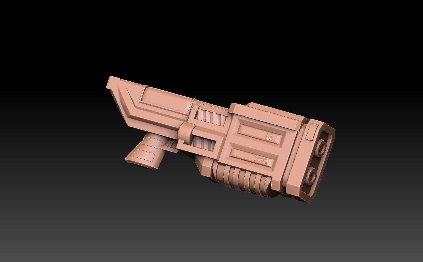 X-COM Terror From The Deep Weapons 1 3D print model_9