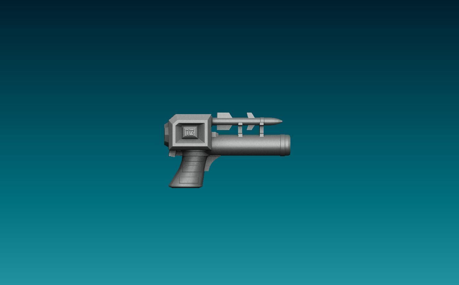 X-COM Terror From The Deep Weapons 1 3D print model_8