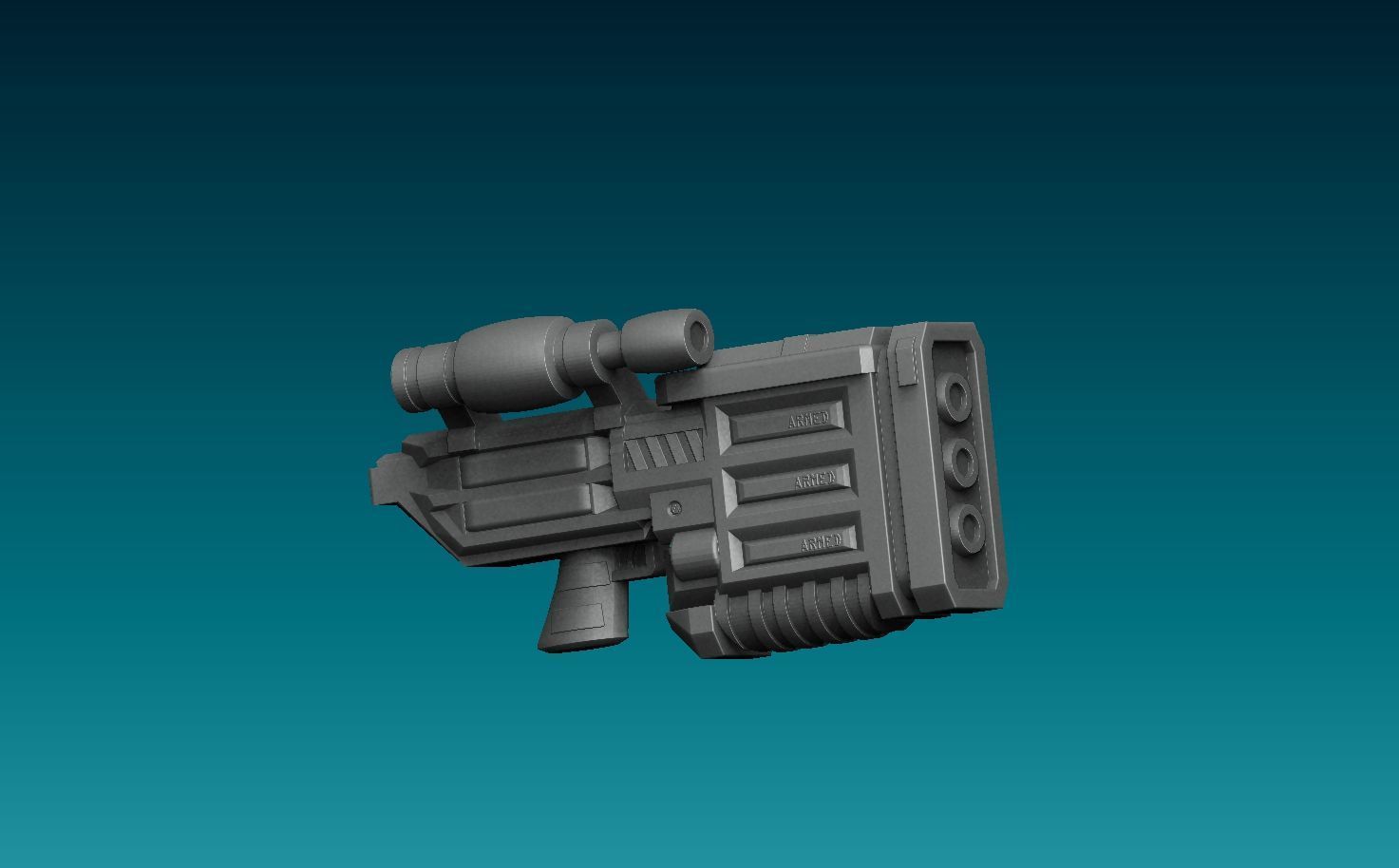 X-COM Terror From The Deep Weapons 1 3D print model_11